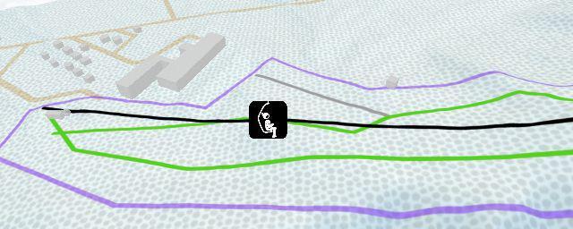 Piste map of the resort Gujo Vacances Mura Ski Area