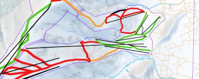 Piste map of the resort Hakuba Goryu