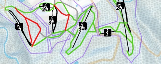 Piste map of the resort Hasuike Ski Resort