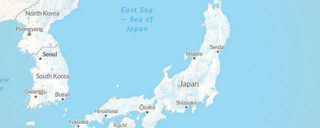 Piste map of the region Honshu