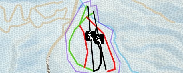 Piste map of the resort Hiraya Kogen Ski Area