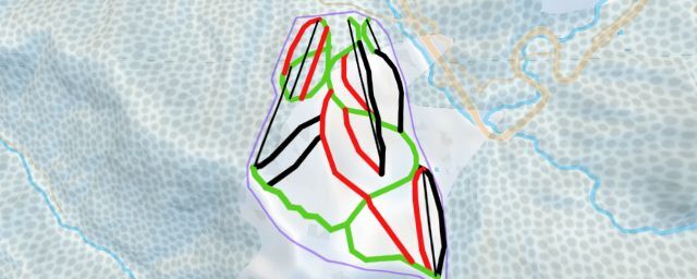 Piste map of the resort Honokidaira Ski Area