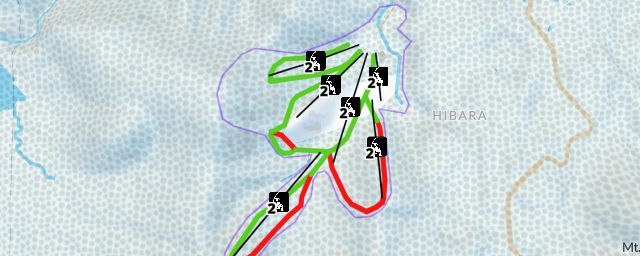 Piste map of the resort Hoshino Resorts Nekoma Ski