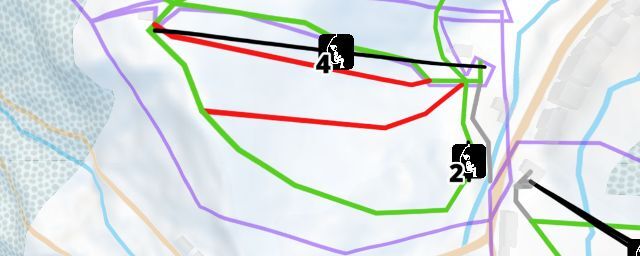Piste map of the resort Ichinose Diamond Ski Resort