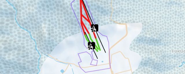 Piste map of the resort Izumigatake Ski Resort