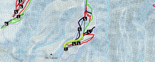 Piste map of the resort Kawaba Ski Resort