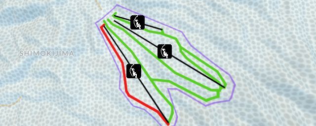 Piste map of the resort Kotobiki Forest Park Ski Area