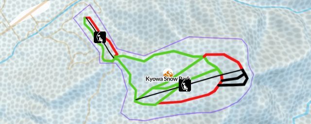 Piste map of the resort Kyowa Snow Park