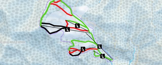 Piste map of the resort Meiho Ski Resort