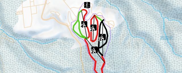 Piste map of the resort Moya Hills