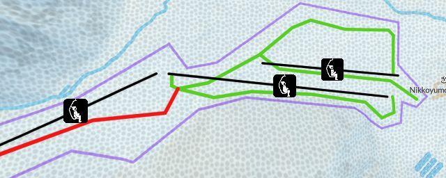 Piste map of the resort Nikko Yumoto Onsen Ski Park