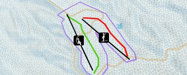 Piste map of the resort Ski & Board Resort Tsuguro Kogen
