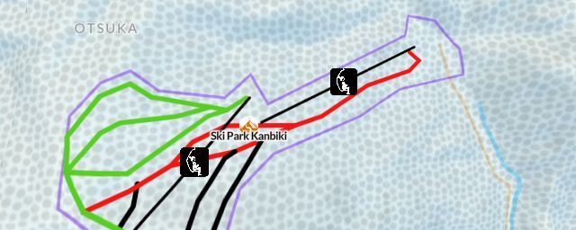 Piste map of the resort Ski Park Kanbiki