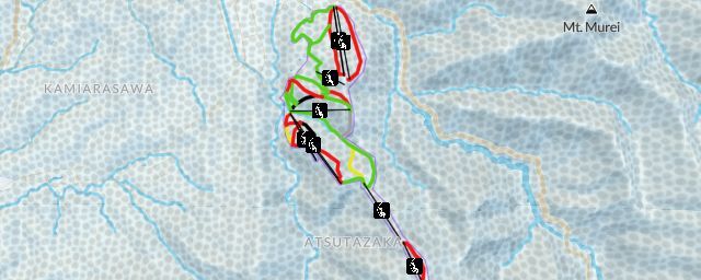 Piste map of the resort Tainai Ski and Snowboard area