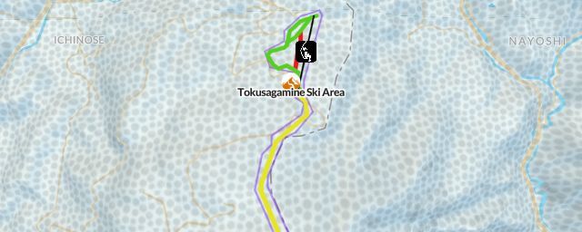 Piste map of the resort Tokusagamine Ski Area