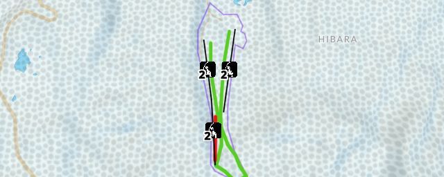 Piste map of the resort Urabandai Ski Resort