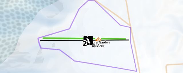 Piste map of the resort Yakurai Garden Ski Area