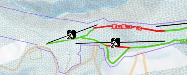 Piste map of the resort Zao Liza World