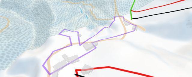 Piste map of the resort ジュネス栗駒スキー場