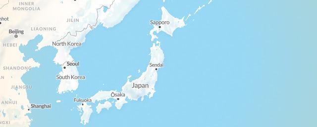 Piste map of the region Japan