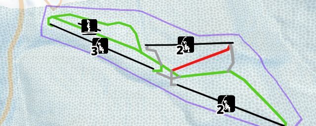 Piste map of the resort Kuju Forest Park