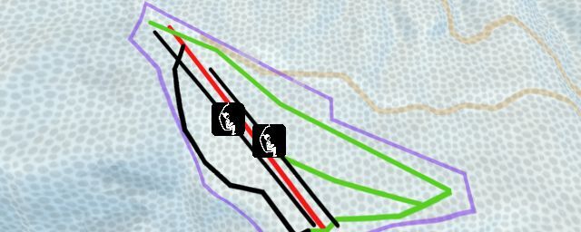 Piste map of the resort Ikawa Ski Resort