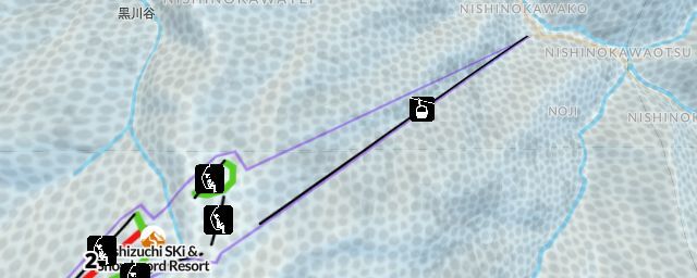 Piste map of the resort Ishizuchi SKi & Snowbaord Resort