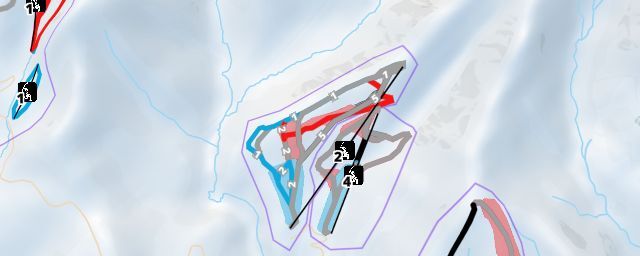 Piste map of the resort Kashka Suu ski resort