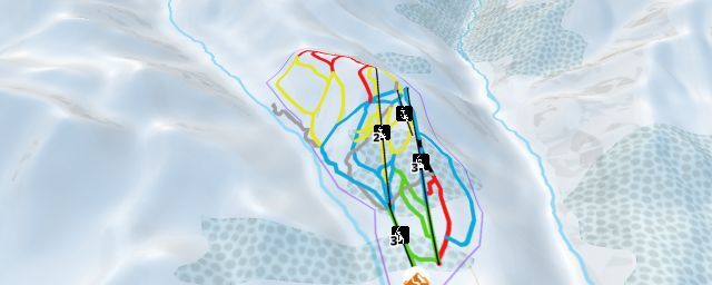 Piste map of the resort Ski resort "Karakol"
