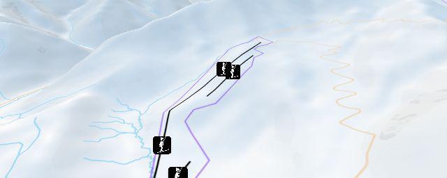 Piste map of the resort Ski Tatyr