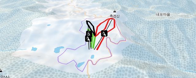 Piste map of the resort Eden Valley Resort