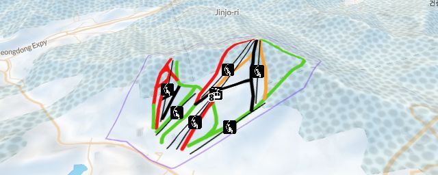 Piste map of the resort Pheonix Park