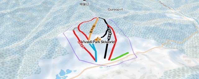 Piste map of the resort Vivaldi Park Skiworld