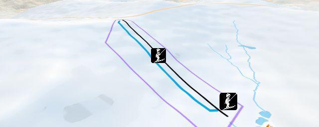 Piste map of the resort AfriSki