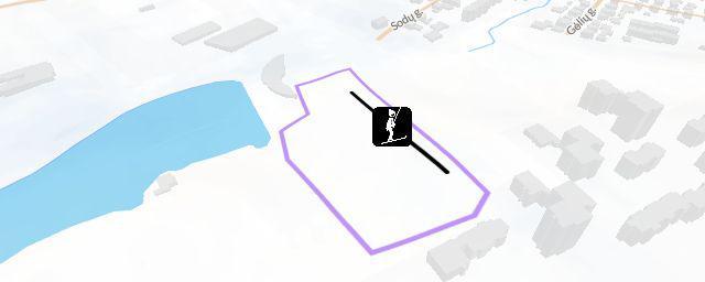 Piste map of the resort Jonavos slidinėjimo centras