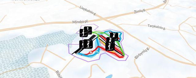Piste map of the resort Liepkalnis