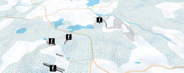 Piste map of the resort Atpūtas komplekss ‘’Dāmu paradīze’’