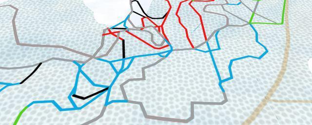 Piste map of the resort Biathlon & Ski Centre