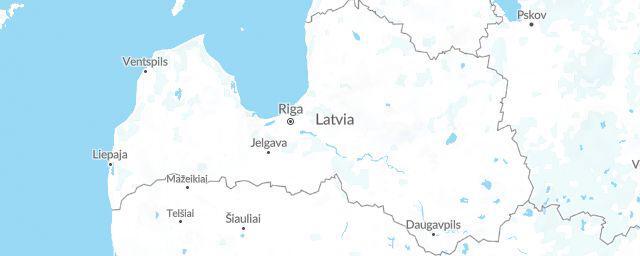 Piste map of the region Latvia