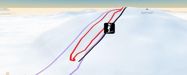Piste map of the resort Habri ski resort