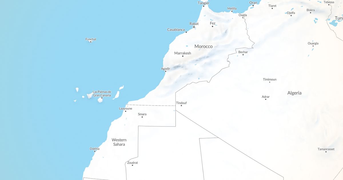 Map of Morocco
