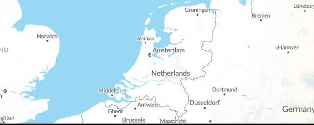 Piste map of the region Netherlands