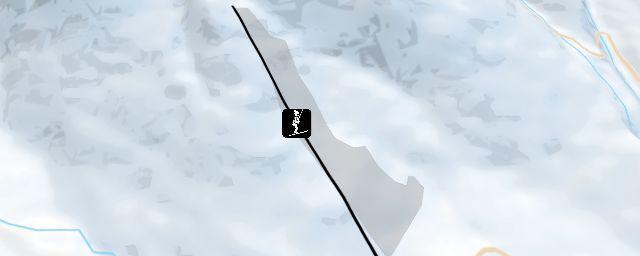 Piste map of the resort Bergerbakken Hvittingfoss Alpinklubb