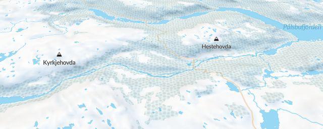 Piste map of the resort Dagali Fjellpark