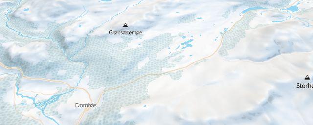Piste map of the resort Dombås skistadion