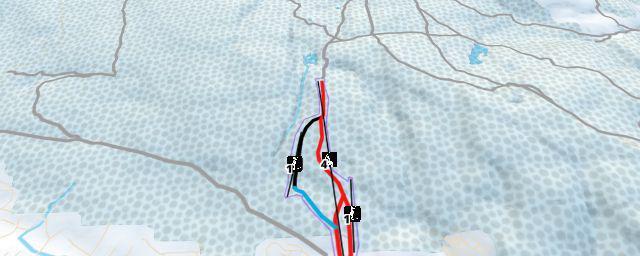 Piste map of the resort Drammen Skisenter