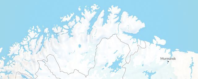 Piste map of the region Finnmark
