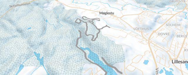 Piste map of the resort Holta