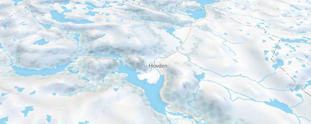 Piste map of the resort Hovden Langrennsarena