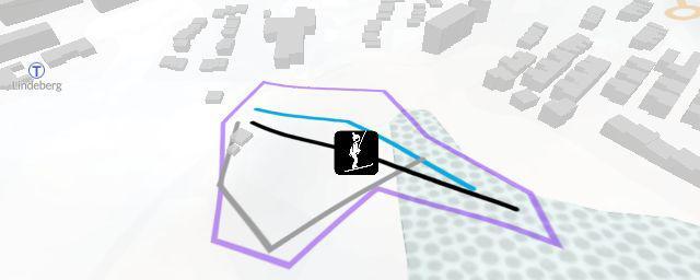 Piste map of the resort Jerikobakken